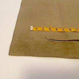 Ultra suede European square sham